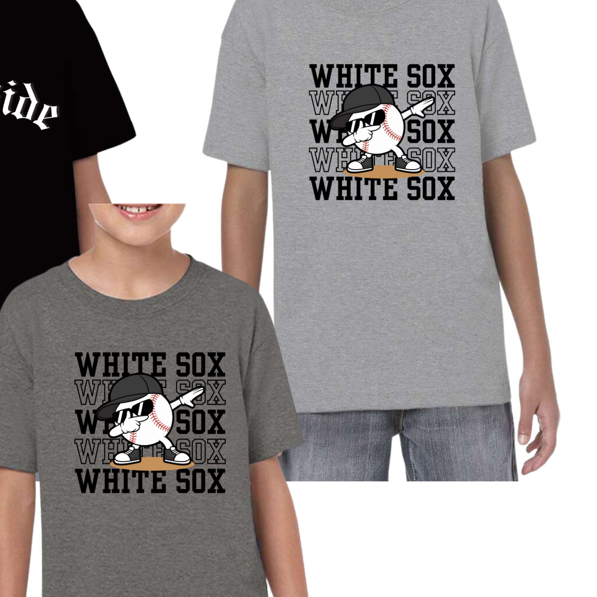 Southside Repeat with Baseball Guy - YOUTH t-shirt and sweatshirt