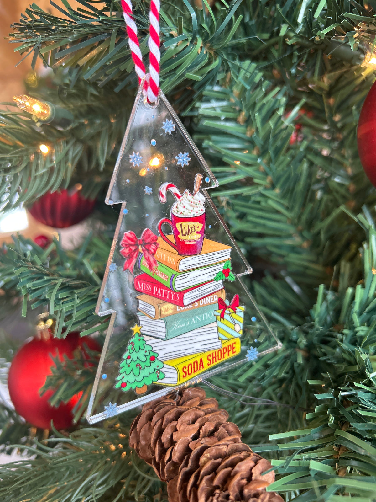 GG Book Stack - Ornament