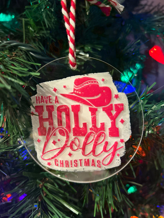 Holly Dolly Christmas - Ornament