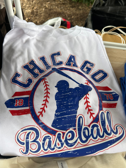 Chicago Baseball T- Shirt Adult