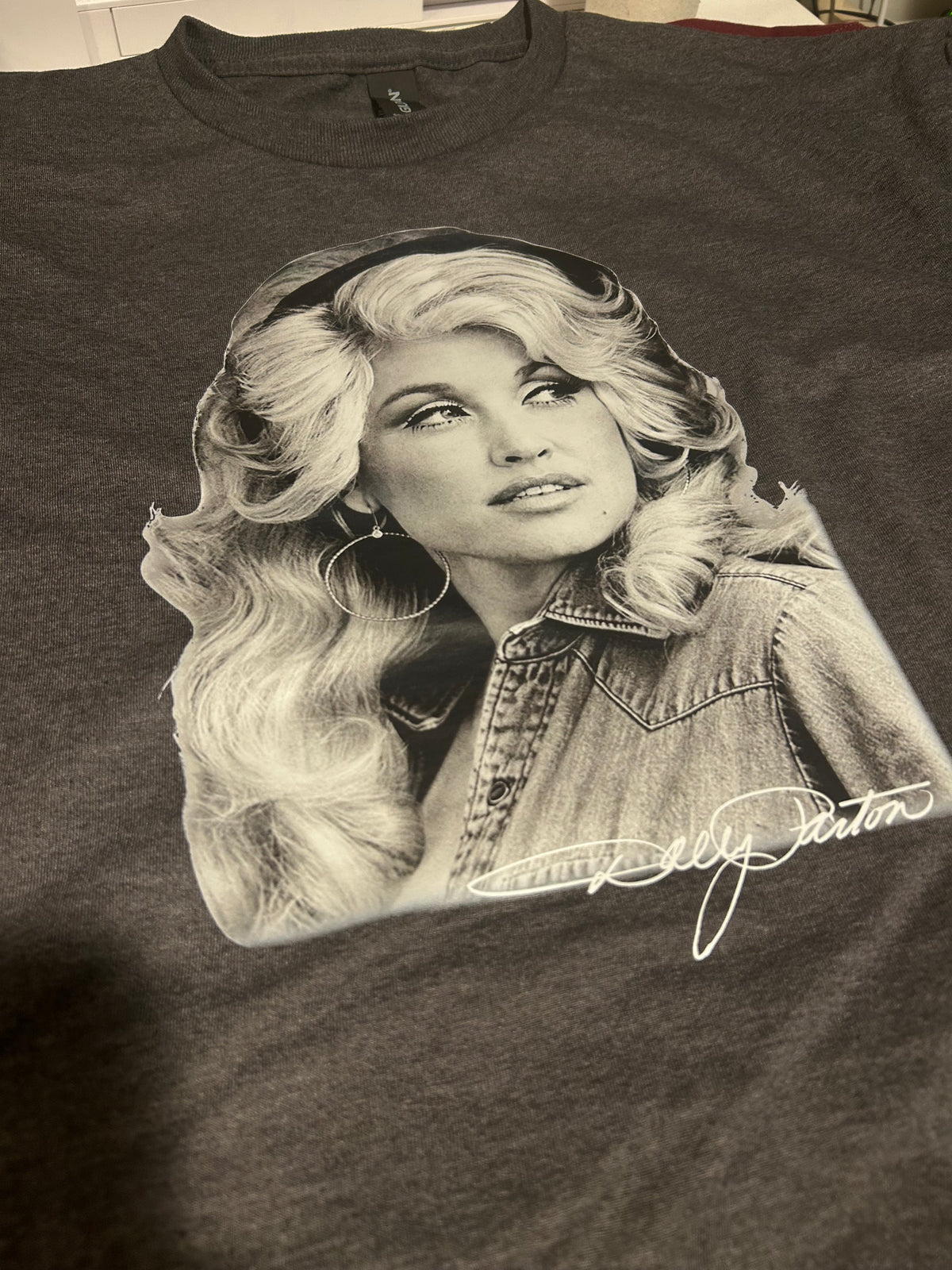 Black and White Face Image - Short Sleeve T