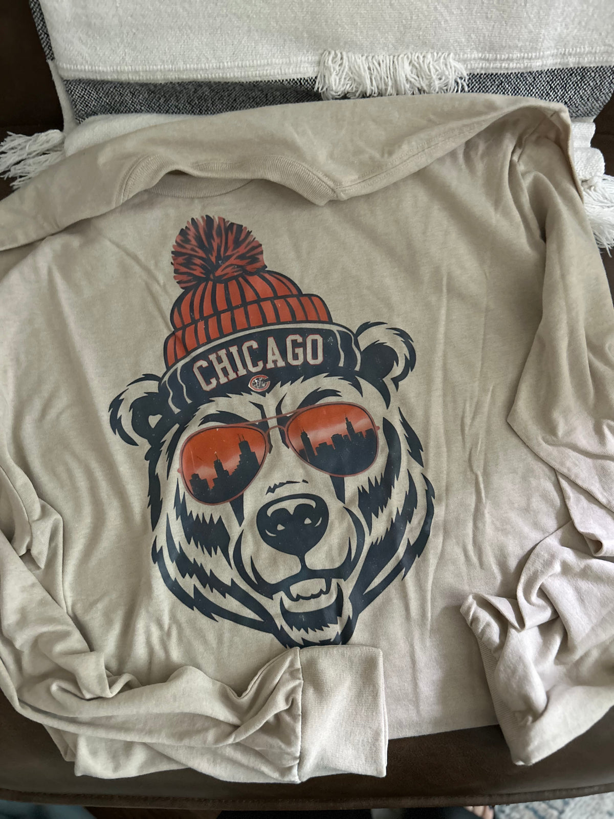 Bears Winter Hat Long Sleeve T-shirt - ADULT